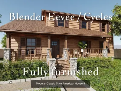 Modular Classic Style American medium 5 House pack