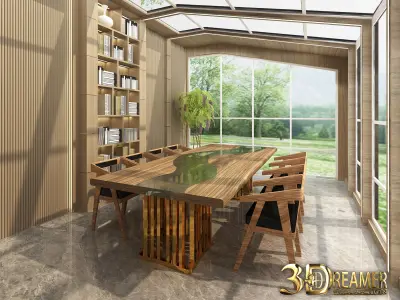 Magnificent Table Design 3D model