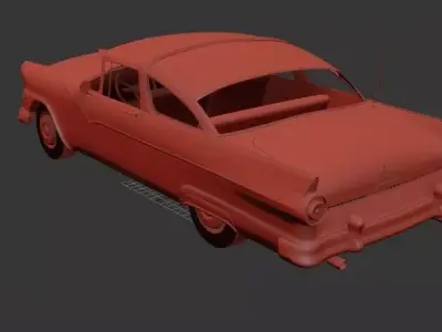 F Crown Victoria 1955 3D print model