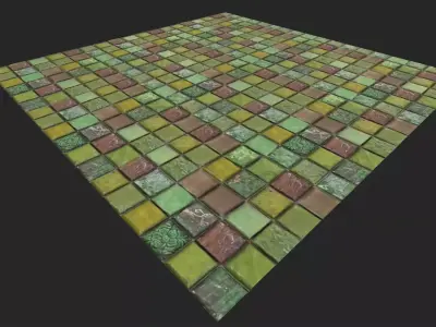 Green Tiles 2 - Texture Texture