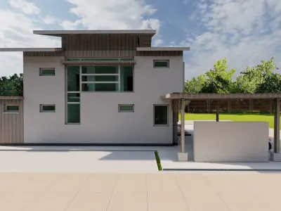 Casa Scene-villa-modern house 3D model