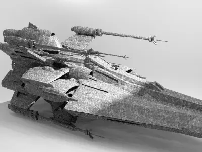 WARSHIP - Cruiser Speeder 3  3D model