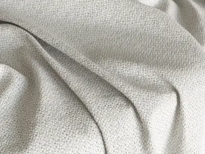 Fabric Imperia 02 White 4k PBR Texture