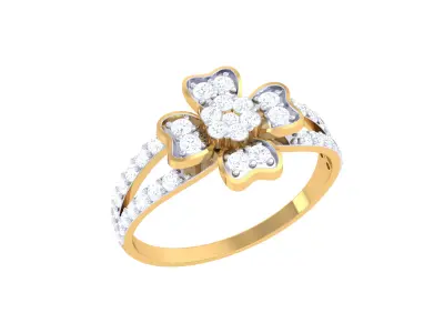 Women Ring  Render 3dm STL OBJ FBX Details 3D print model 295