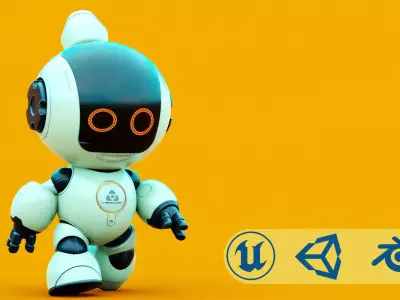ROBO G-3  Rigged for Unreal Engine - Unity - MIXAMO 3D model