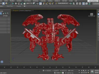 Transformer Rampage High Quality 3Ds Model 3D model