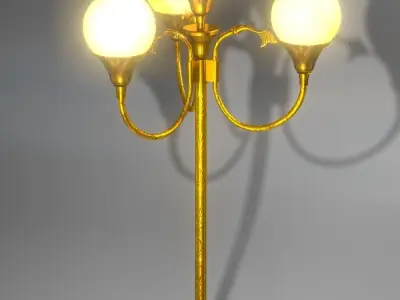 A collection of Street Lamps - Set I 3D model