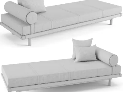 Sofa Markerad 3D model