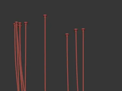 ORIGINAL PLUMEN 001 Chandelier 3D model