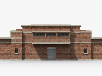 Factory xx10 Low-poly 3D model