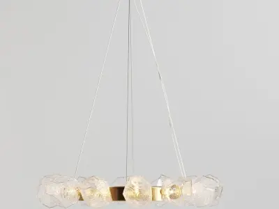 VAULT EMILLE GEOMETRIC GLASS CHANDELIER  3D model