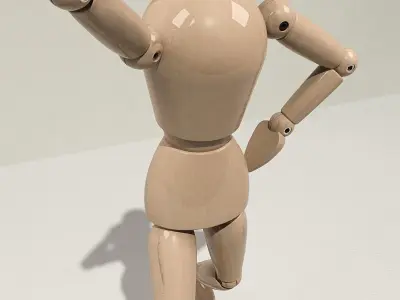 Wooden Dummy 3D model purchase