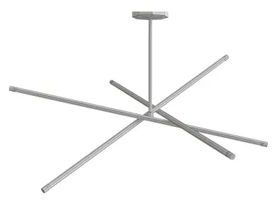 West Elm Ceiling Light low poly 3d model Low-poly 3D model