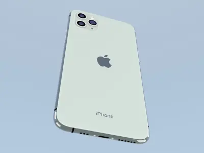 Iphone X max pro Low-poly 3D model