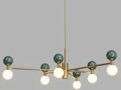 dalt aromas pendant light Low-poly 3D model