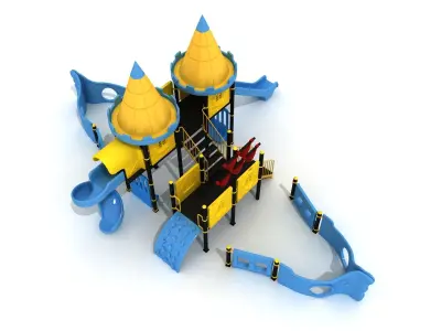 Big Ship Metal Playpen 041 3D model