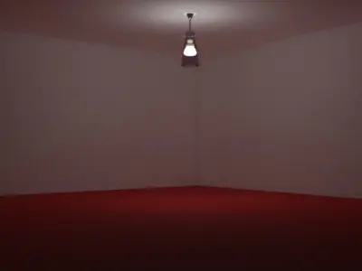 Burger King Light Low-poly 3D model