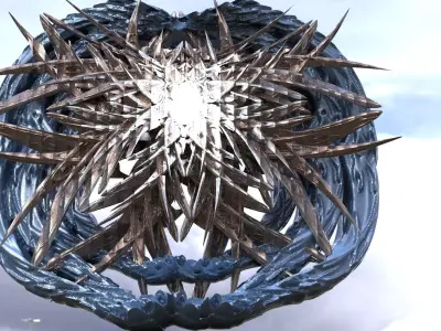 Wise man frankincense wreath 3D model