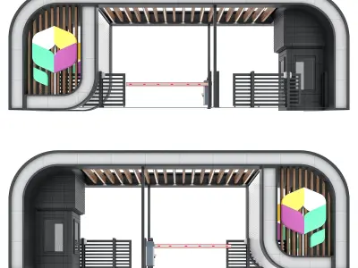 Entry group 2 3D model
