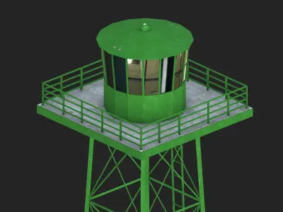 Breakwater Head Light Low-poly 3D model