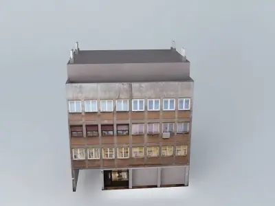Residential building 1950ies 3D model