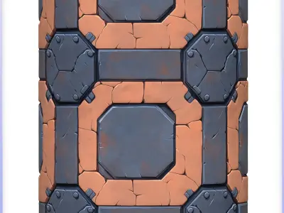 SciFi Seamless Texture Texture 54