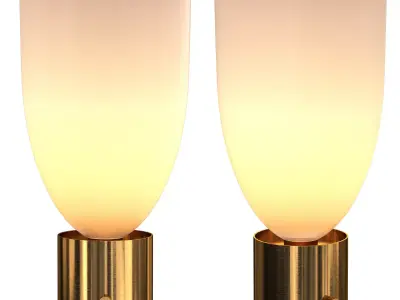 TROPHY TABLE LAMP 3D model