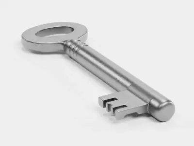 New Key V3 - Universal Hollow Barrel Skeleton Key 3D model
