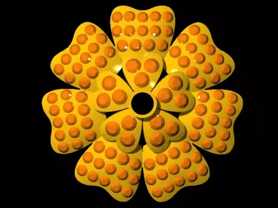  Tops earrings 3D print model