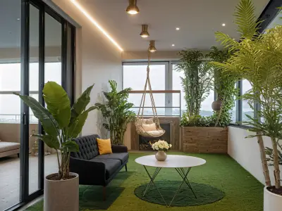 Living balcony Free 3D model