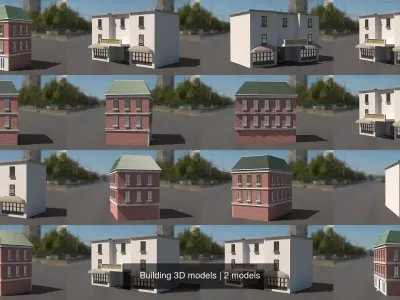 Building 3D models 3D Model Pack