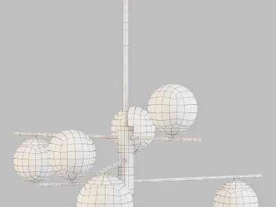 Maytoni Nostalgia MOD048PL-06G - Pendant Lamp 3D model