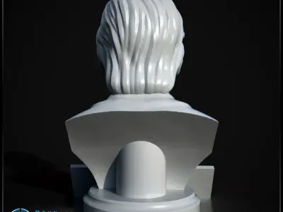 They Live Bust Pose 01 - 3D print model