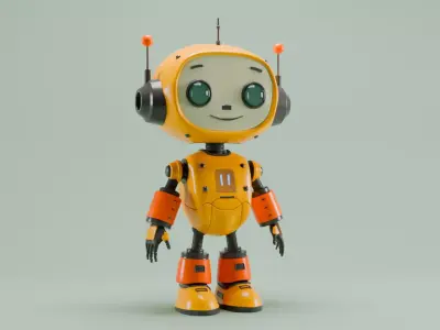 robot boy 2 3D model