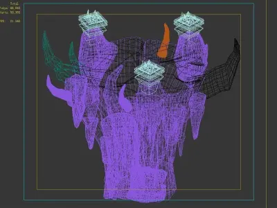 Magic Palace - Mountain - Platform 01 3D model