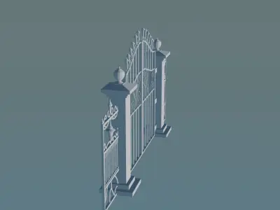 Gateway Exterior Gate 3D print model buy