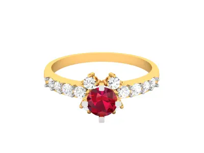 Women Ring  Render 3dm STL OBJ FBX Details 3D print model 322