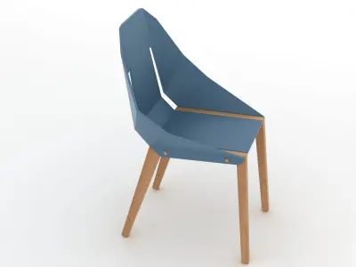 Contemporary Modern Chair 006 3D model