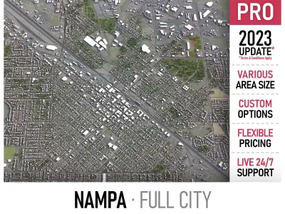 Nampa Low-poly 3D model