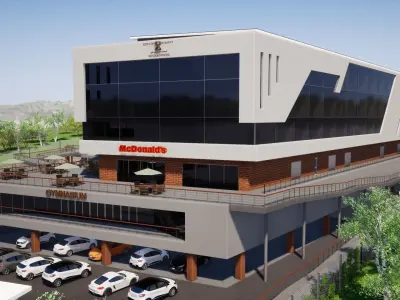 OFFICE PARK COMPLEX 3D model