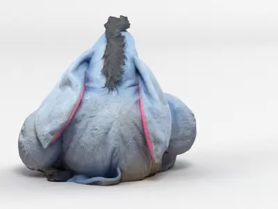 Cuddly Stuffed Toy 2 3D model