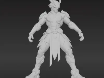 Cyber samurais C 3D model