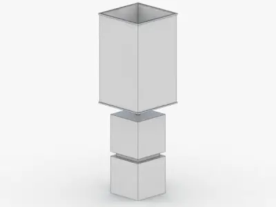 1384 - Table Lamp Low-poly 3D model