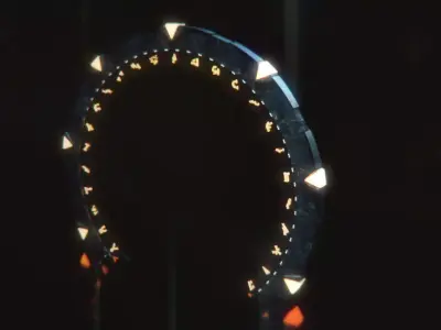 Stargate sci-fi ring of light 3D model