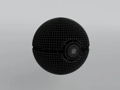 Friend Ball Low-poly 3D model