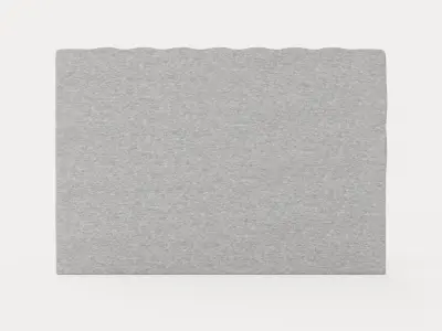 Royal Headboard 180 Cm Light Gray Low-poly 3D model