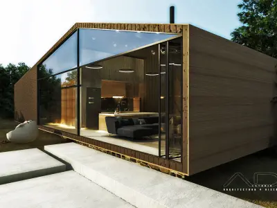 Cabin minimal 3D model