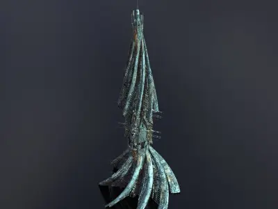 London Spiral Modern Art Tower 1 3D model