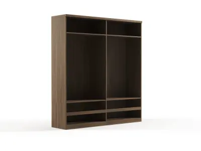 Modern Residential Wardrobe Free 3D model