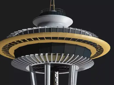 Space Needle 3D model